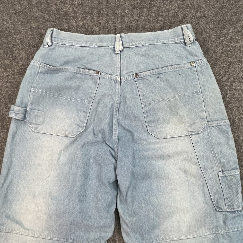 School of Hard Knocks Carpenter Jeans Men 36 Blue Baggy Skater Y2K Wide Leg SOHK